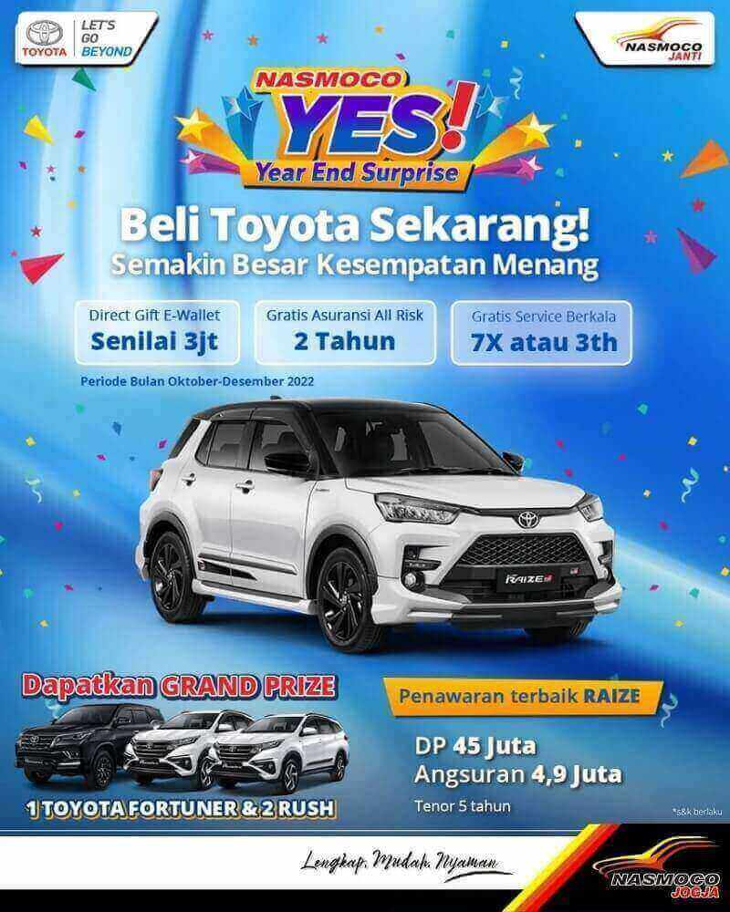 Promo YES Beli Mobil Full Benefit & Hadiah Di Toyota Jogja